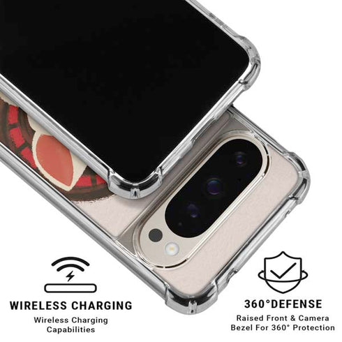 Disney Princess Moana Pua Close Up Pixel 9/9 Pro Clear Case